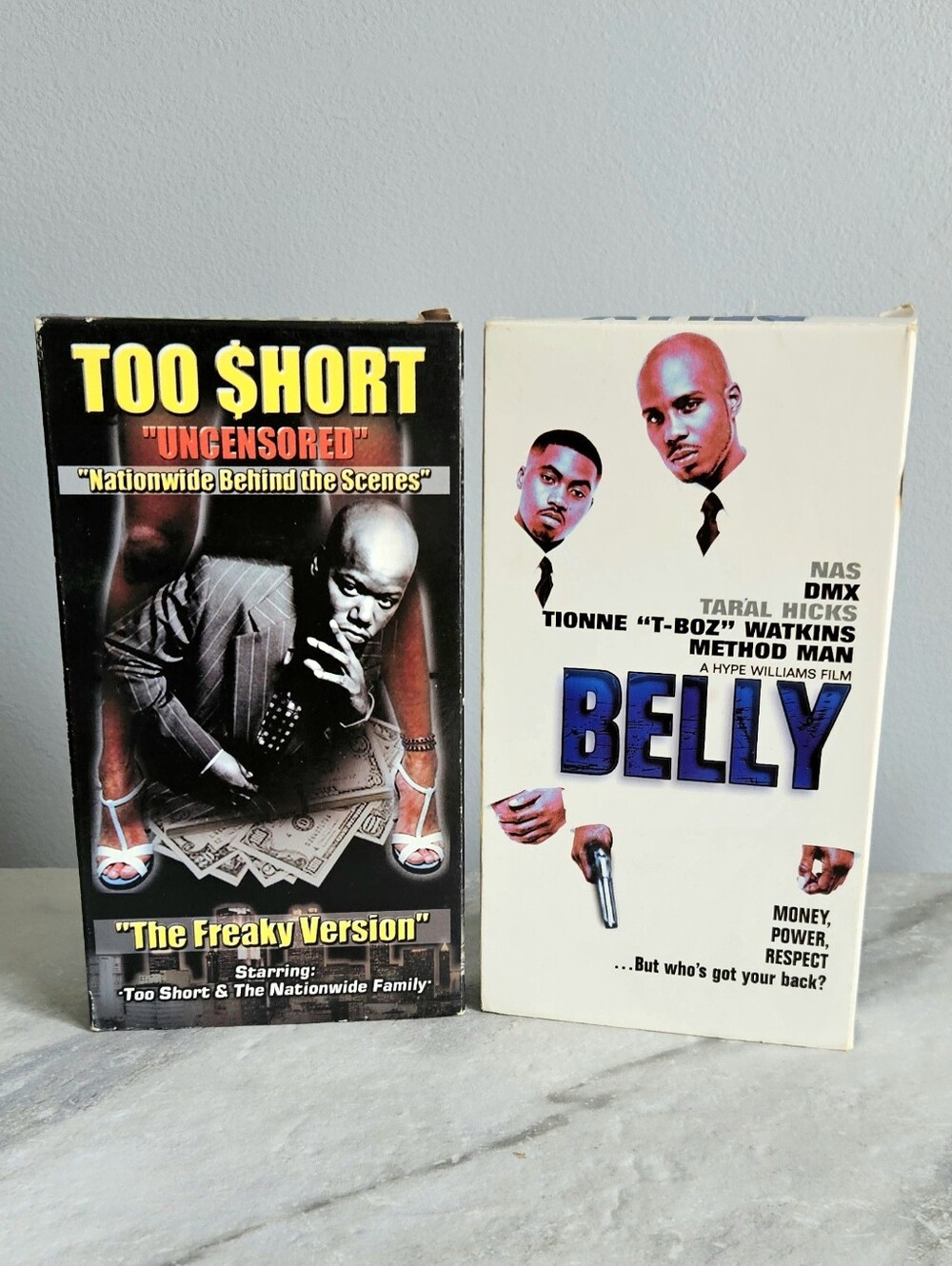 Belly / Too $hort “Uncensored – The Freaky Version” VHS Bundle – HipHop Classics